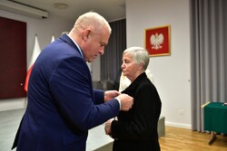W Krakowie wręczono Krzyże Wolności i Solidarności. Fot. Żaneta Wierzgacz (IPN)