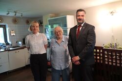 Dawni działacze „Solidarności” odebrali Krzyże Wolności i Solidarności. Fot. Żaneta Wierzgacz (IPN)