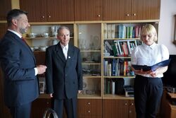 Dawni działacze „Solidarności” odebrali Krzyże Wolności i Solidarności. Fot. Żaneta Wierzgacz (IPN)