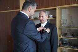 Dawni działacze „Solidarności” odebrali Krzyże Wolności i Solidarności. Fot. Żaneta Wierzgacz (IPN)