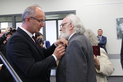 Uroczystość wręczenia Krzyży Wolności i Solidarności