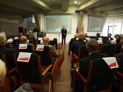 Przemawia Wojewoda Łódzki prof. Zbigniew Rau 