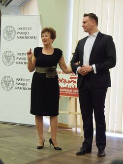 Część artystyczną poprowadziła Grażyna Sikorska 