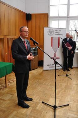 Uroczystość wręczenia Krzyży Wolności i Solidarności w Poznaniu  