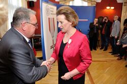 Odznaczenia wręczał zastępca Prezesa IPN Jan Baster