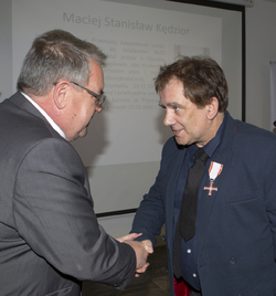 Maciej Stanisław Kędzior i Jan Baster wiceprezes IPN.