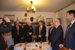 Uroczyste wręczenie ks. prałatowi Eugeniuszowi Dryniakowi Krzyża Wolności i Solidarności.