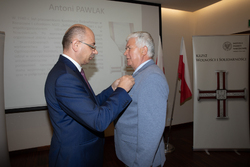 Uroczystość wręczenia Krzyży Wolności i Solidarności w Rzeszowie.