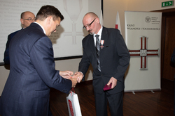 Uroczystość wręczenia Krzyży Wolności i Solidarności w Rzeszowie.