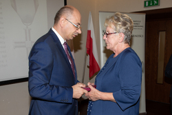 Uroczystość wręczenia Krzyży Wolności i Solidarności w Rzeszowie.