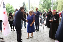 Obchody 40. rocznicy powstania NSZZ „Solidarność“ i uroczystość wręczenia Krzyży Wolności i Solidarności działaczom opozycji antykomunistycznej. Fot. Igor Witowicz