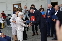 Obchody 40. rocznicy powstania NSZZ „Solidarność“ i uroczystość wręczenia Krzyży Wolności i Solidarności działaczom opozycji antykomunistycznej. Fot. Igor Witowicz