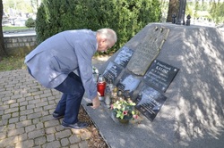 Wizyta na Grobie Nieznanego Żołnierza 1939-1945 w Iwoniczu.