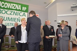 Zofia Teresa Gazda odznaczona przez Prezesa IPN