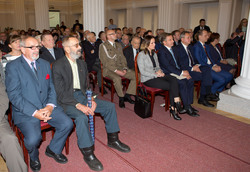 Uroczystość wręczenia Krzyży Wolności i Solidarności działaczom opozycji antykomunistycznej. Fot. Igor Witowicz.