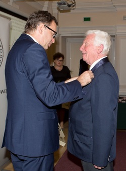 Uroczystość wręczenia Krzyży Wolności i Solidarności działaczom opozycji antykomunistycznej. Fot. Igor Witowicz.