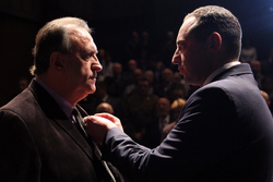 Uroczystość wręczenia Krzyży Wolności i Solidarności, fot. M. Manowski