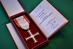 Wręczenie Krzyży Wolności i Solidarności – Szczecin, 3.09.2021 (fot. Marcin Manowski/IPN Szczecin)