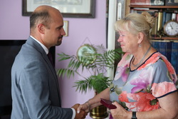 Krzyż Wolności i Solidarności dla Kazimierza Ludwika Pająkowskiego i Roberta Puczko - Świdnica, Wrocław - 21, 22 sierpnia 2024/ fot. M.Parysek IPN Wrocław