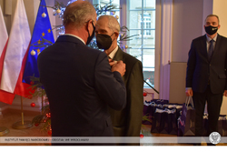 Uroczystość odznaczenia Krzyżami Wolności i Solidarności działaczy opozycji demokratycznej z czasów PRL