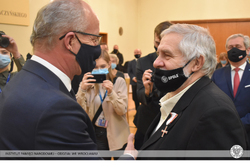 Wręczenie Krzyża Wolności i Solidarności działaczom opozycji – Opole, 14 stycznia 2022