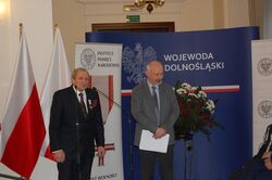 Ceremonia wręczenia Krzyży Wolności i Solidarności – Wrocław, 13 lutego 2017