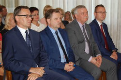 Uroczystość wręczenia Krzyży Wolności i Solidarności w ramach obchodów 35. rocznicy Zbrodni Lubińskiej