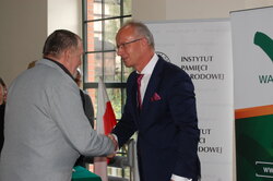 Krzyż Wolności i Solidarności odbiera Jan Zięba