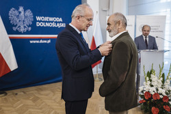 Uroczystość wręczenia Krzyży Wolności i Solidarności działaczom opozycji niepodległościowej z lat 1956–1989 – Wrocław, 8 września 2023, fot. Agata Ligęcka IPN Wrocław