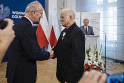 Uroczystość wręczenia Krzyży Wolności i Solidarności działaczom opozycji niepodległościowej z lat 1956–1989 – Wrocław, 8 września 2023, fot. Agata Ligęcka IPN Wrocław