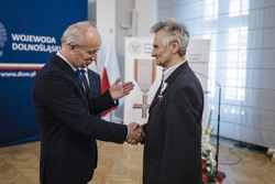 Uroczystość wręczenia Krzyży Wolności i Solidarności działaczom opozycji niepodległościowej z lat 1956–1989 – Wrocław, 8 września 2023, fot. Agata Ligęcka IPN Wrocław