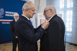 Uroczystość wręczenia Krzyży Wolności i Solidarności działaczom opozycji niepodległościowej z lat 1956–1989 – Wrocław, 8 września 2023, fot. Agata Ligęcka IPN Wrocław