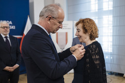 Uroczystość wręczenia Krzyży Wolności i Solidarności działaczom opozycji niepodległościowej z lat 1956–1989 – Wrocław, 8 września 2023, fot. Agata Ligęcka IPN Wrocław