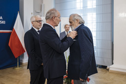 Uroczystość wręczenia Krzyży Wolności i Solidarności działaczom opozycji niepodległościowej z lat 1956–1989 – Wrocław, 8 września 2023, fot. Agata Ligęcka IPN Wrocław