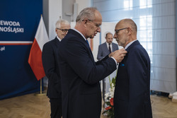 Uroczystość wręczenia Krzyży Wolności i Solidarności działaczom opozycji niepodległościowej z lat 1956–1989 – Wrocław, 8 września 2023, fot. Agata Ligęcka IPN Wrocław