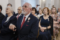 Uroczystość wręczenia Krzyży Wolności i Solidarności działaczom opozycji niepodległościowej z lat 1956–1989 – Wrocław, 8 września 2023, fot. Agata Ligęcka IPN Wrocław