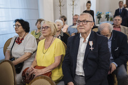 Uroczystość wręczenia Krzyży Wolności i Solidarności działaczom opozycji niepodległościowej z lat 1956–1989 – Wrocław, 8 września 2023, fot. Agata Ligęcka IPN Wrocław