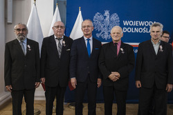 Uroczystość wręczenia Krzyży Wolności i Solidarności działaczom opozycji niepodległościowej z lat 1956–1989 – Wrocław, 8 września 2023, fot. Agata Ligęcka IPN Wrocław