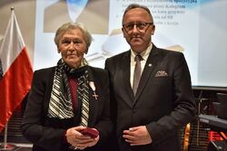 Odznaczenia wręczył wiceprezes IPN dr hab. Karol Polejowski (P) – Szczecin, 16 grudnia 2022. Fot. Marcin Manowski (IPN)